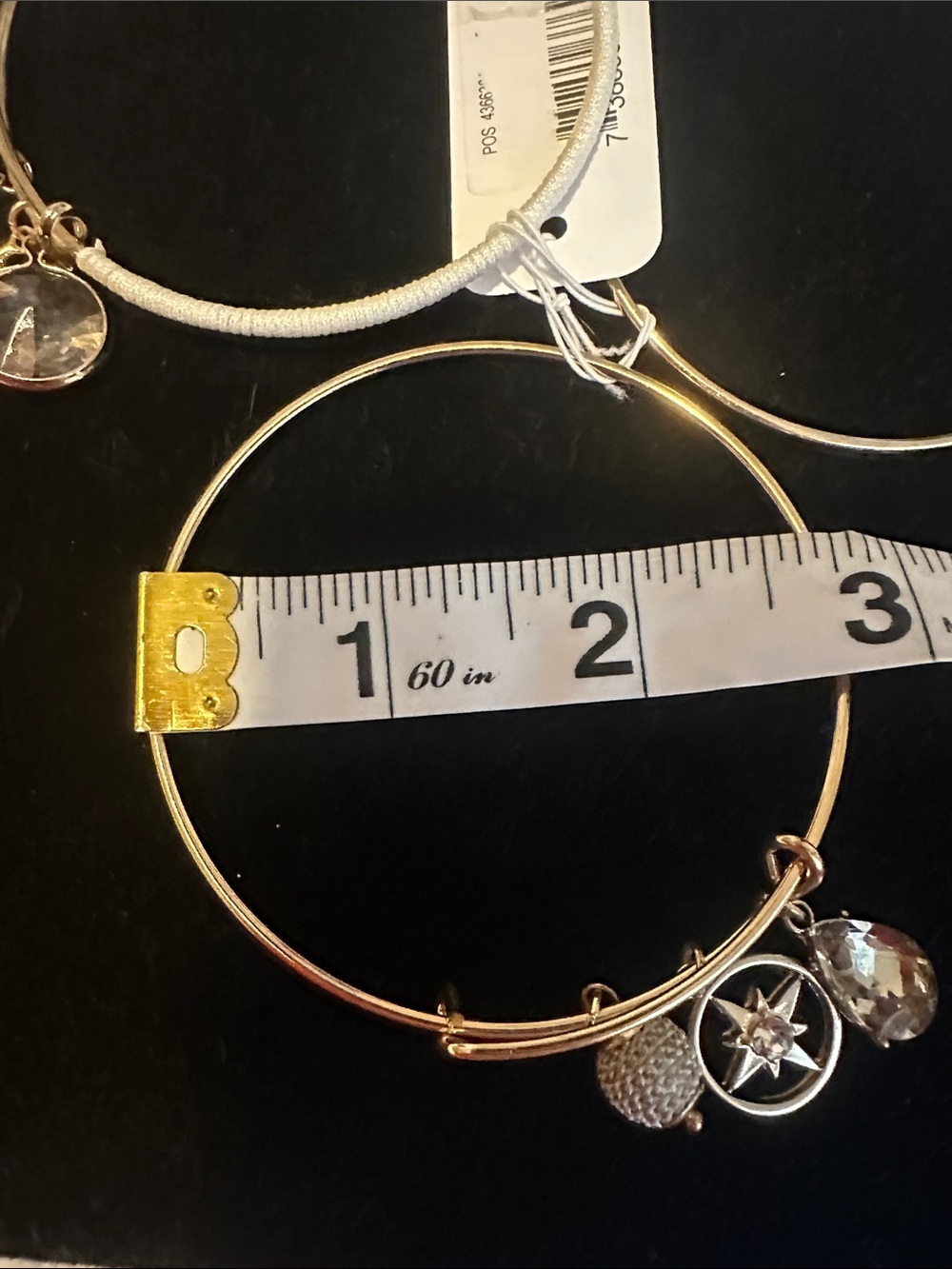 Kelly & Katie 3pc Gold-Tone Stackable Bracelets with Charms - Picture 9 of 10